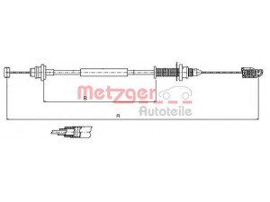 METZGER 10.0390 akceleratoriaus trosas 
 Kuro mišinio formavimas -> Karbiuratorius, sistema -> Valdymo sąsajos/amortizatorius/kameros
6001 546 868, 8200 215 959