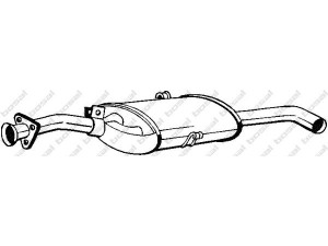 BOSAL 170-267 galinis duslintuvas 
 Išmetimo sistema -> Duslintuvas
82 413 057, 82 462 953