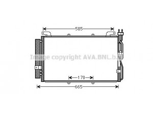 AVA QUALITY COOLING HYA5220 kondensatorius, oro kondicionierius