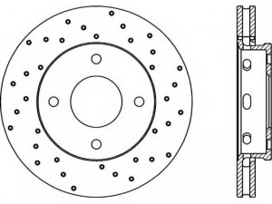 OPEN PARTS BDRS2055.25 stabdžių diskas 
 Dviratė transporto priemonės -> Stabdžių sistema -> Stabdžių diskai / priedai
45442000101, 4605A068, 4605A068S1
