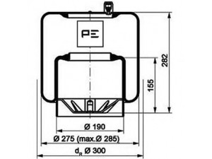 PE Automotive 084.107-79A dėklas, pneumatinė pakaba
942 320 51 21