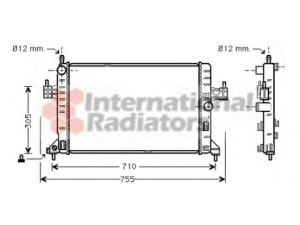 VAN WEZEL 37002305 radiatorius, variklio aušinimas 
 Aušinimo sistema -> Radiatorius/alyvos aušintuvas -> Radiatorius/dalys
09196694, 1300233