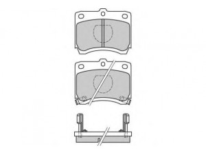 E.T.F. 12-0429 stabdžių trinkelių rinkinys, diskinis stabdys 
 Techninės priežiūros dalys -> Papildomas remontas
B5Y83323Z, D0013328Z, D0123328Z