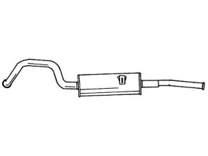 AKS DASIS SG16618 galinis duslintuvas