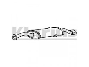 KLARIUS 230451 galinis duslintuvas 
 Išmetimo sistema -> Duslintuvas
60573360, 60573430, 60615021, 60510295