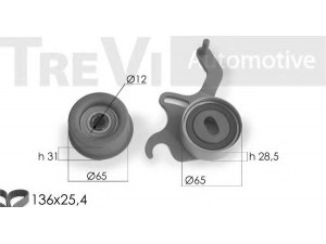 TREVI AUTOMOTIVE KD1074 paskirstymo diržo komplektas 
 Techninės priežiūros dalys -> Papildomas remontas
1606340, 1606342, 93188127, 93188128