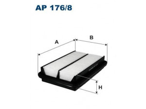 FILTRON AP176/8 oro filtras 
 Techninės priežiūros dalys -> Techninės priežiūros intervalai
13780-54G10-000, 1378054G10