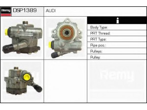 DELCO REMY DSP1389 hidraulinis siurblys, vairo sistema 
 Vairavimas -> Vairo pavara/siurblys
4E0 145 155 S, 4E0 145 156 D