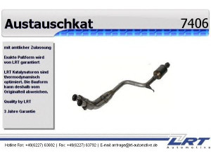 LRT 7406 katalizatoriaus keitiklis 
 Išmetimo sistema -> Katalizatoriaus keitiklis
124.490.94.19