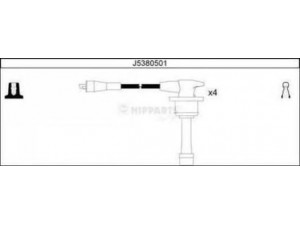 NIPPARTS J5380501 uždegimo laido komplektas 
 Kibirkšties / kaitinamasis uždegimas -> Uždegimo laidai/jungtys
27501-33A00