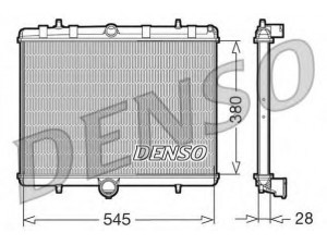 DENSO DRM07060 radiatorius, variklio aušinimas 
 Aušinimo sistema -> Radiatorius/alyvos aušintuvas -> Radiatorius/dalys
1498986080, 1330Q7, 1330Q7