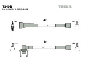 TESLA T840B uždegimo laido komplektas 
 Kibirkšties / kaitinamasis uždegimas -> Uždegimo laidai/jungtys