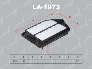 LYNXauto LA-1973 oro filtras
17220-5A2-A00