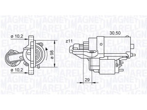 MAGNETI MARELLI 063280028010 starteris 
 Elektros įranga -> Starterio sistema -> Starteris
1325943, 1366473, 1478129, 4M5T11000AA