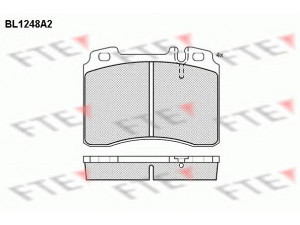 FTE BL1248A2 stabdžių trinkelių rinkinys, diskinis stabdys 
 Techninės priežiūros dalys -> Papildomas remontas
001 420 94 20, 001 420 98 20, 002 420 15 20