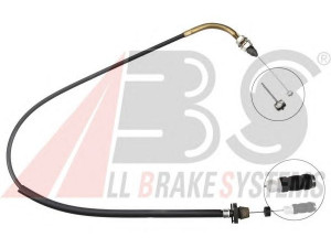 A.B.S. K37350 akceleratoriaus trosas 
 Kuro mišinio formavimas -> Karbiuratorius, sistema -> Valdymo sąsajos/amortizatorius/kameros
46737307