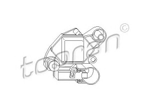 TOPRAN 107 825 reguliatorius, kintamosios srovės generatorius 
 Elektros įranga -> Kint. sr. generatorius/dalys -> Reguliatorius
028 903 803F, 1 437 340, 1 735 788