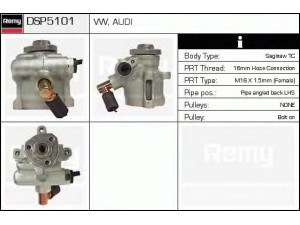 DELCO REMY DSP5101 hidraulinis siurblys, vairo sistema 
 Vairavimas -> Vairo pavara/siurblys
357 422 155 G