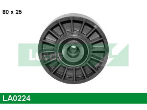 LUCAS ENGINE DRIVE LA0224 įtempiklio skriemulys, V formos rumbuotas diržas 
 Diržinė pavara -> V formos rumbuotas diržas/komplektas -> Įtempiklio skriemulys