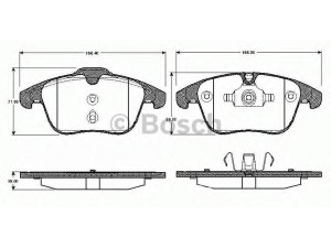 BOSCH 0 986 TB2 939 stabdžių trinkelių rinkinys, diskinis stabdys 
 Techninės priežiūros dalys -> Papildomas remontas
4254 03, 1379971, 1427386, 1432363