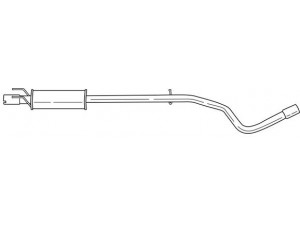 AKS DASIS SG12493 vidurinis duslintuvas