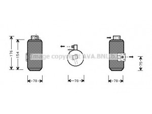 AVA QUALITY COOLING OLD292 džiovintuvas, oro kondicionierius 
 Oro kondicionavimas -> Džiovintuvas
1618013, 52461632, 52464310