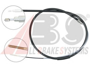 A.B.S. K19998 trosas, stovėjimo stabdys 
 Stabdžių sistema -> Valdymo svirtys/trosai
34 41 1 165 020