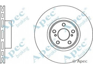 APEC braking DSK3027 stabdžių diskas 
 Dviratė transporto priemonės -> Stabdžių sistema -> Stabdžių diskai / priedai
435120K130