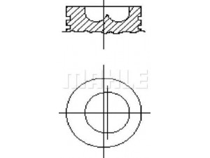 MAHLE ORIGINAL S57120 stūmoklis