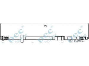 APEC braking HOS3932 stabdžių žarnelė
46845598