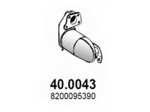 ASSO 40.0043 katalizatoriaus keitiklis 
 Išmetimo sistema -> Katalizatoriaus keitiklis
1657600QAC, 208A0BN701, 8200095390