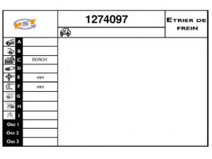 SNRA 1274097 stabdžių apkaba
4400J6