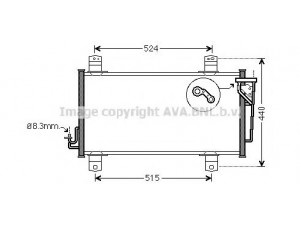AVA QUALITY COOLING MZA5231 kondensatorius, oro kondicionierius