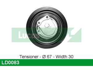 LUCAS ENGINE DRIVE LD0083 įtempiklio skriemulys, paskirstymo diržas
06D109243