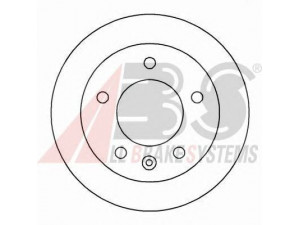 A.B.S. 16453 stabdžių diskas 
 Dviratė transporto priemonės -> Stabdžių sistema -> Stabdžių diskai / priedai
05104561AA, 05104561AB, 902 421 03 12