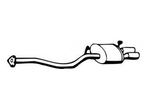 WALKER 12342 galinis duslintuvas 
 Išmetimo sistema -> Duslintuvas
GEX33170, GEX33366, GEX33367