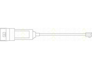 TRISCAN 8115 29002 įspėjimo kontaktas, stabdžių trinkelių susidėvėjimas 
 Stabdžių sistema -> Susidėvėjimo indikatorius, stabdžių trinkelės
443 919 351 A, 447 919 351 A