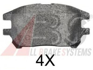A.B.S. 37799 OE stabdžių trinkelių rinkinys, diskinis stabdys 
 Techninės priežiūros dalys -> Papildomas remontas
04465-48040, 04465-48050