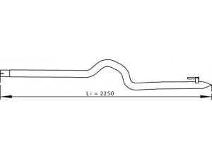 DINEX 74608 išleidimo kolektorius 
 Išmetimo sistema -> Išmetimo vamzdžiai
906.490.2521, 2E0253681AE