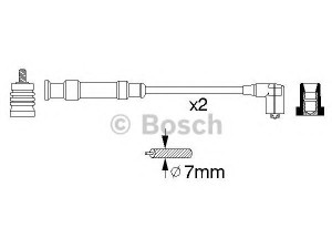 BOSCH 0 356 912 807 uždegimo laido komplektas 
 Kibirkšties / kaitinamasis uždegimas -> Uždegimo laidai/jungtys