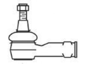 FRAP 2222 skersinės vairo trauklės galas 
 Vairavimas -> Vairo mechanizmo sujungimai
730408, 730409, 730410, 730411