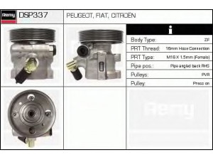 DELCO REMY DSP337 hidraulinis siurblys, vairo sistema 
 Vairavimas -> Vairo pavara/siurblys
9624660180