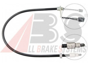 A.B.S. K16537 trosas, stovėjimo stabdys 
 Stabdžių sistema -> Valdymo svirtys/trosai
171 420 01 85