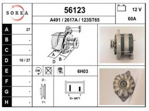 EAI 56123 kintamosios srovės generatorius