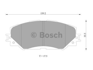 BOSCH 0 986 AB2 396 stabdžių trinkelių rinkinys, diskinis stabdys 
 Techninės priežiūros dalys -> Papildomas remontas
04465 02220