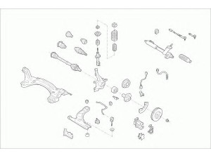 ZF Parts SEAT-AROSA-FZ002 vairavimo mechanizmas; rato pakaba 
 Ašies montavimas/vairavimo mechanizmas/ratai -> Prekių paieška pagal schemą