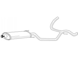 AKS DASIS SG41417 vidurinis duslintuvas