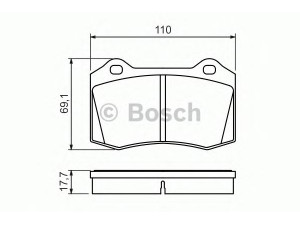 BOSCH 0 986 494 486 stabdžių trinkelių rinkinys, diskinis stabdys 
 Techninės priežiūros dalys -> Papildomas remontas
1230732, 1329156, 2M502K021AA, 2M5J2K021BA