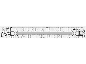BORG & BECK BBH7856 stabdžių žarnelė 
 Stabdžių sistema -> Stabdžių žarnelės
12841243
