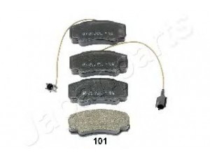 JAPANPARTS PP-101AF stabdžių trinkelių rinkinys, diskinis stabdys 
 Techninės priežiūros dalys -> Papildomas remontas
D4060-MA000